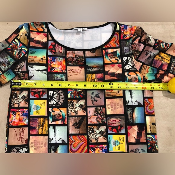 Adore Women’s Print multi color Tunic Top - Picture 8 of 10